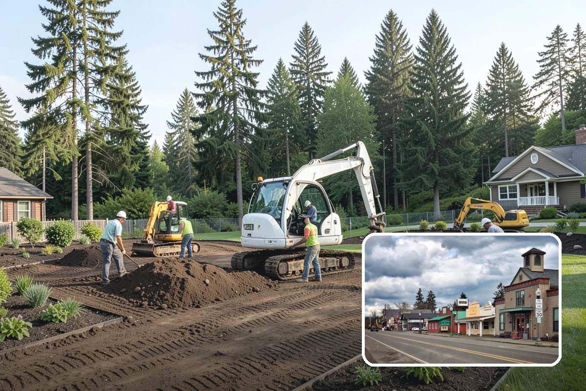Cedar Mulch Installation in Roy, Pierce County, WA - Long-lasting resistance to rot in wet PNW conditions