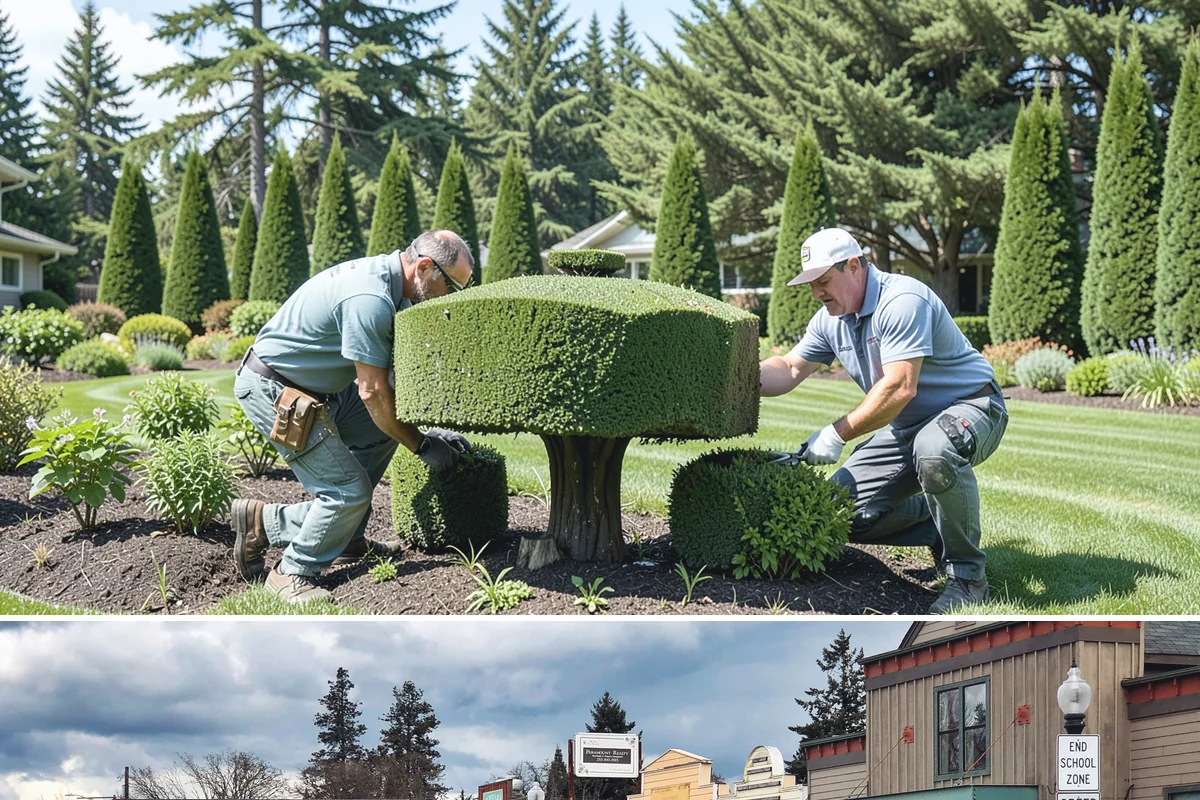Cedar Mulch Installation in Roy, Pierce County, WA - Cedar is best refreshed in early spring before growth flushes or in fall to armor beds against winter rains, both ideal in our...