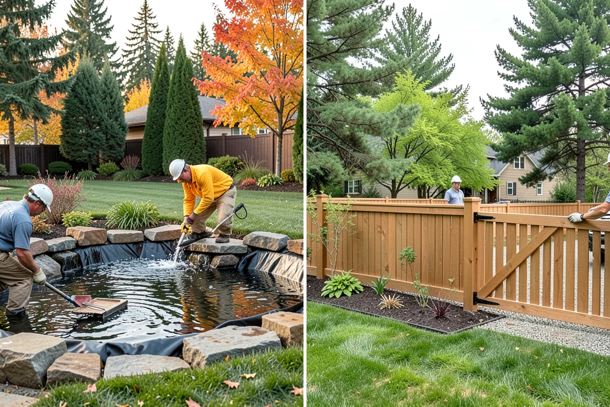 Cedar Mulch Installation in SeaTac, King County, WA - Walk the property to measure bed square footage and note drainage and slope