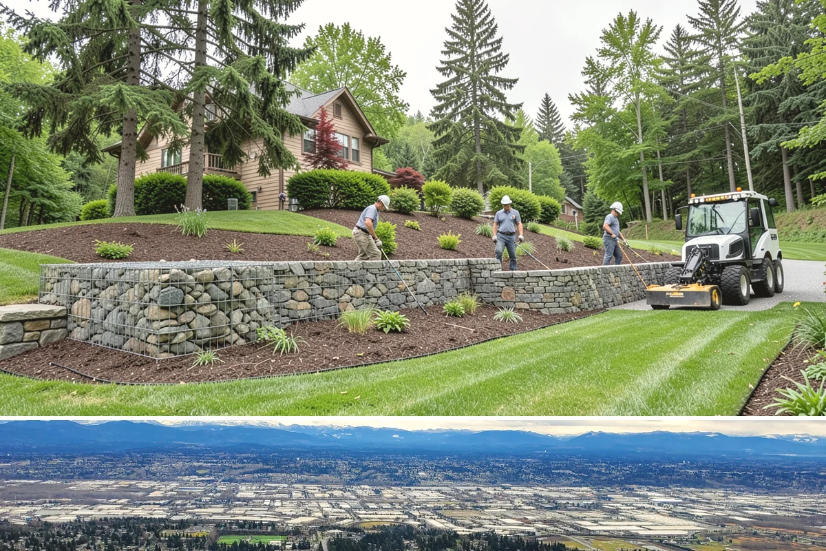 Cedar Mulch Installation in SeaTac, King County, WA - Cedar is best refreshed in early spring before growth flushes or in fall to armor beds against winter rains, both ideal in our...