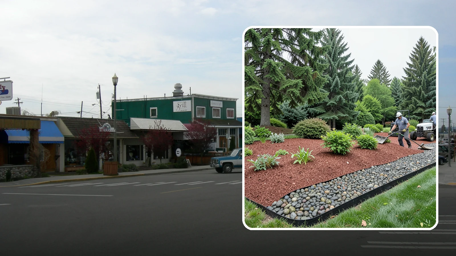 Cedar Mulch Installation in Stanwood, Snohomish County, WA - We install aromatic Western red cedar mulch that resists decay and keeps Puget Sound beds tidy through the wet season.