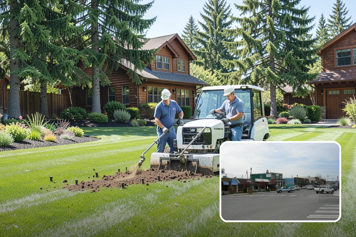Cedar Mulch Installation in Stanwood, Snohomish County, WA - Long-lasting resistance to rot in wet PNW conditions
