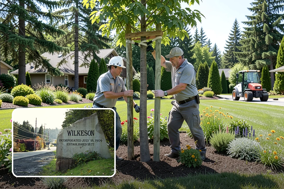 Cedar Mulch Installation in Wilkeson, Pierce County, WA - Long-lasting resistance to rot in wet PNW conditions