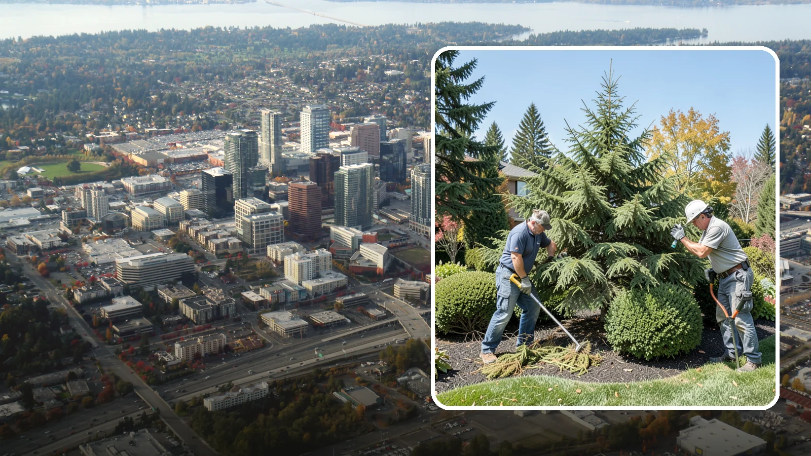 Cedar Tree Pruning in Bellevue, King County, WA - Pruning for cedars and arborvitae that maintains form, health, and screening without bare spots.