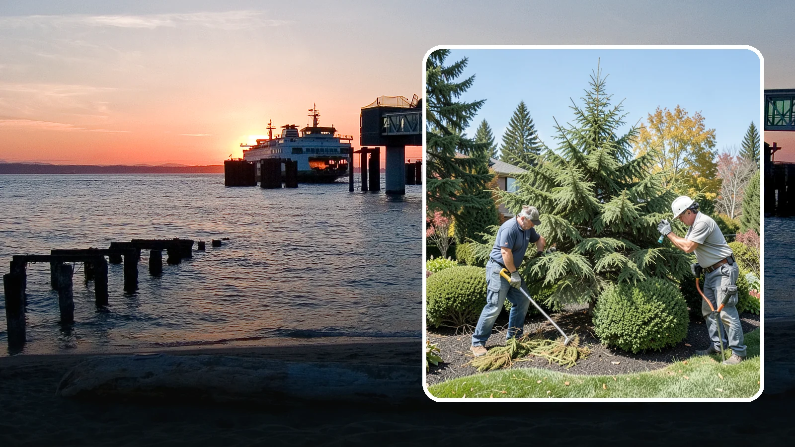 Cedar Tree Pruning in Edmonds, Snohomish County, WA - Pruning for cedars and arborvitae that maintains form, health, and screening without bare spots.