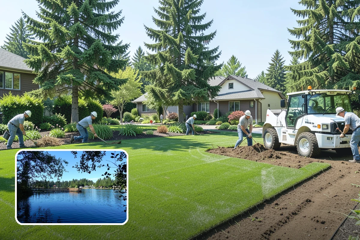 Cedar Tree Pruning in Federal Way, King County, WA - Maintains screening density and form