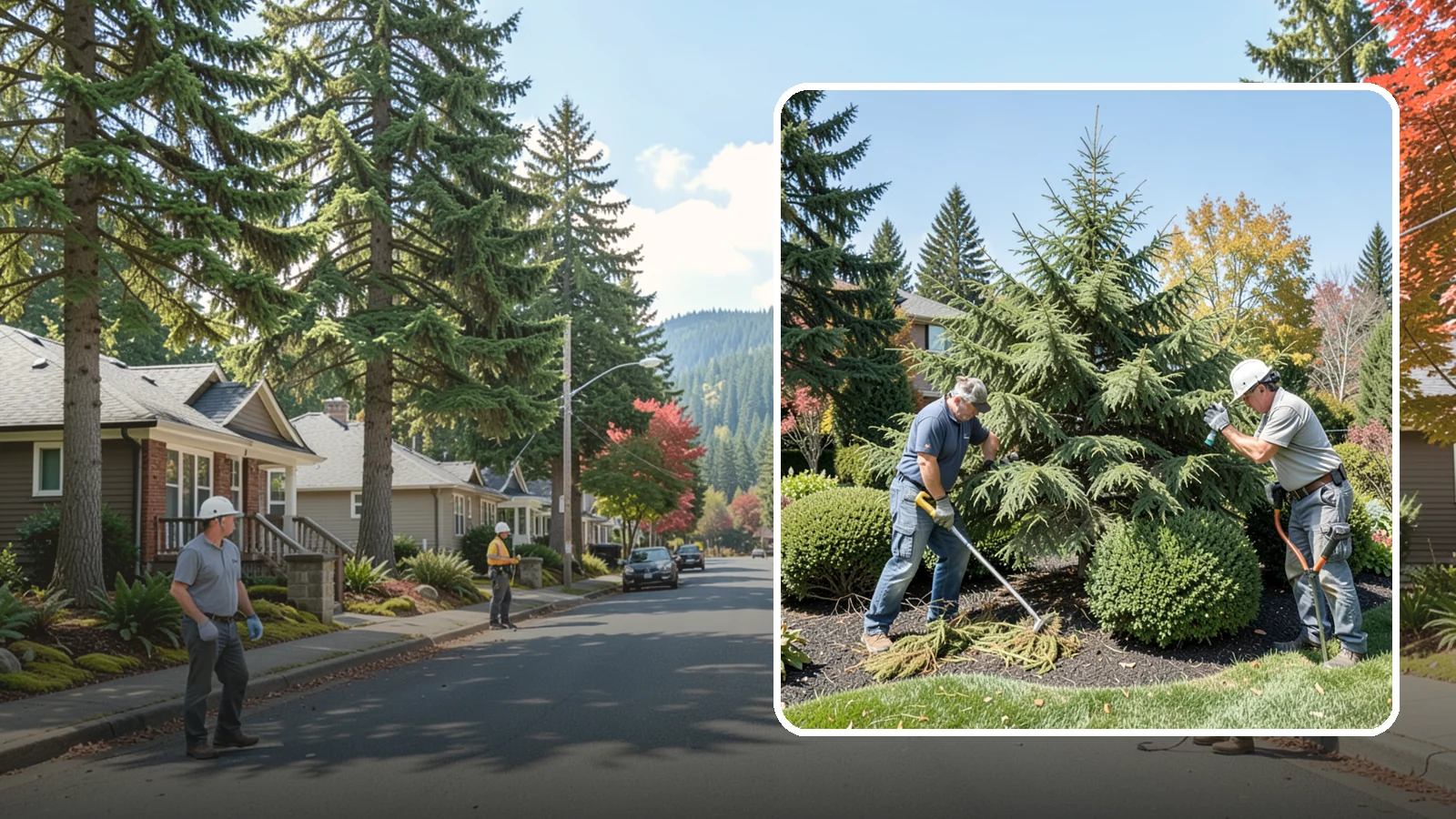 Cedar Tree Pruning in Hunts Point, King County, WA - Pruning for cedars and arborvitae that maintains form, health, and screening without bare spots.