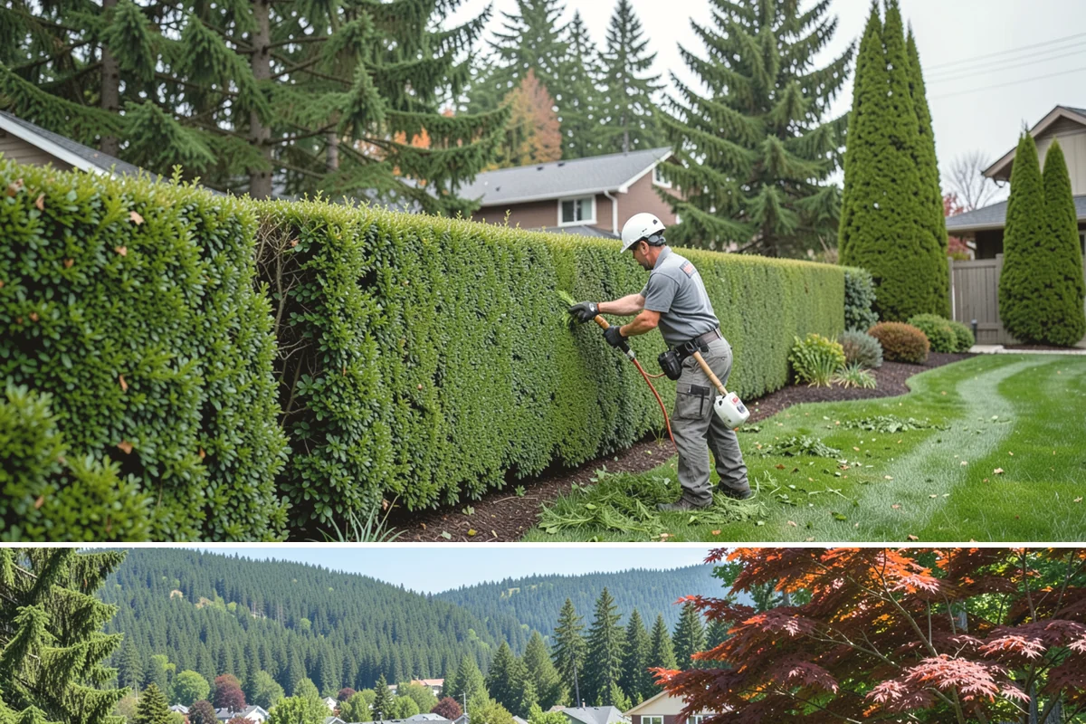 Cedar Tree Pruning in Index, Snohomish County, WA - Best pruned in early spring or late summer