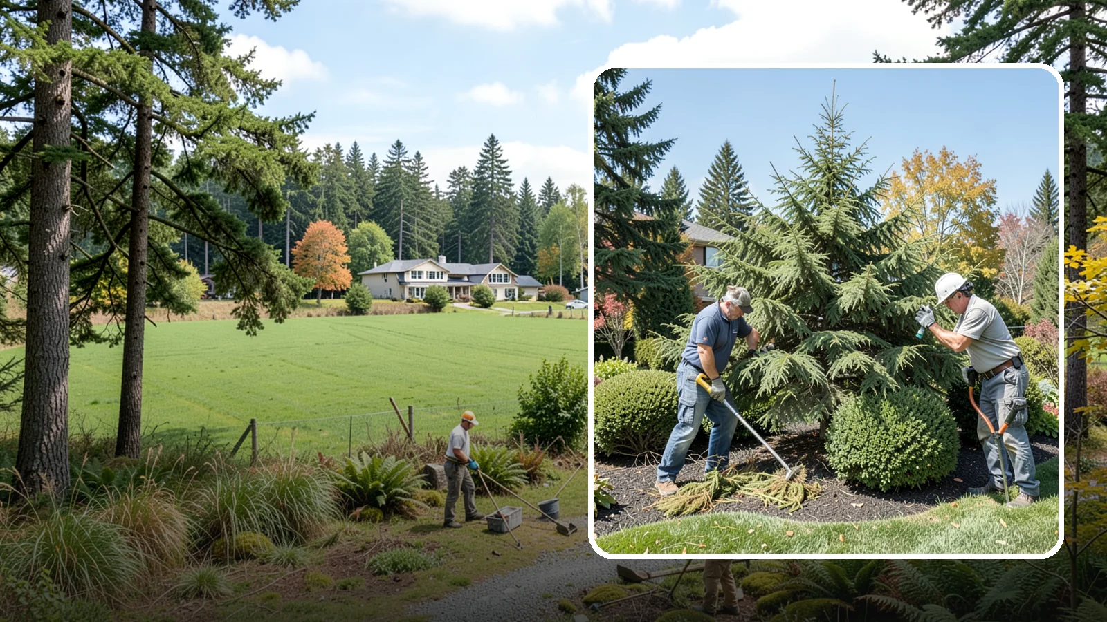Cedar Tree Pruning in Lyman, Skagit County, WA - Pruning for cedars and arborvitae that maintains form, health, and screening without bare spots.