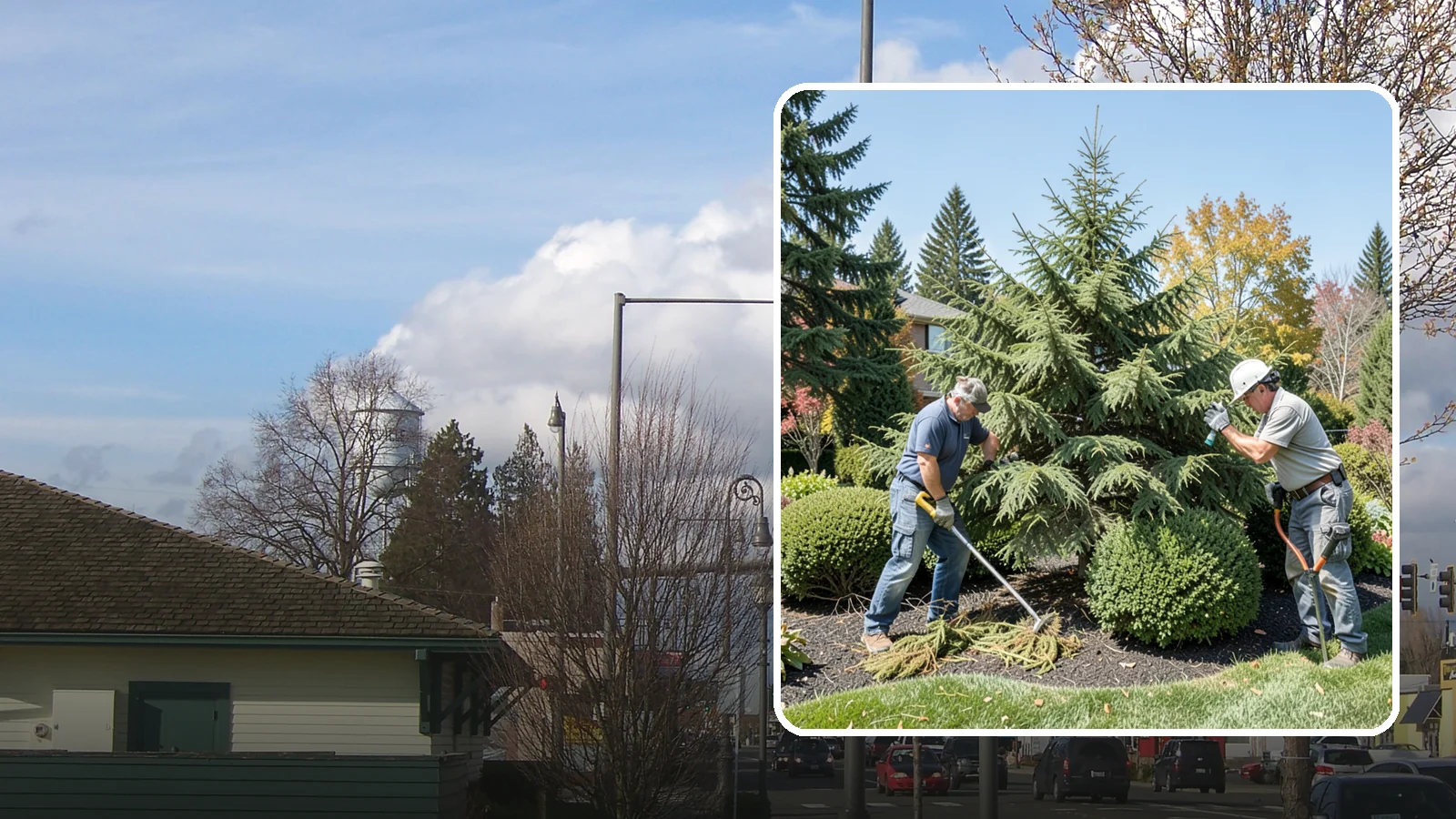 Cedar Tree Pruning in Marysville, Snohomish County, WA - Pruning for cedars and arborvitae that maintains form, health, and screening without bare spots.
