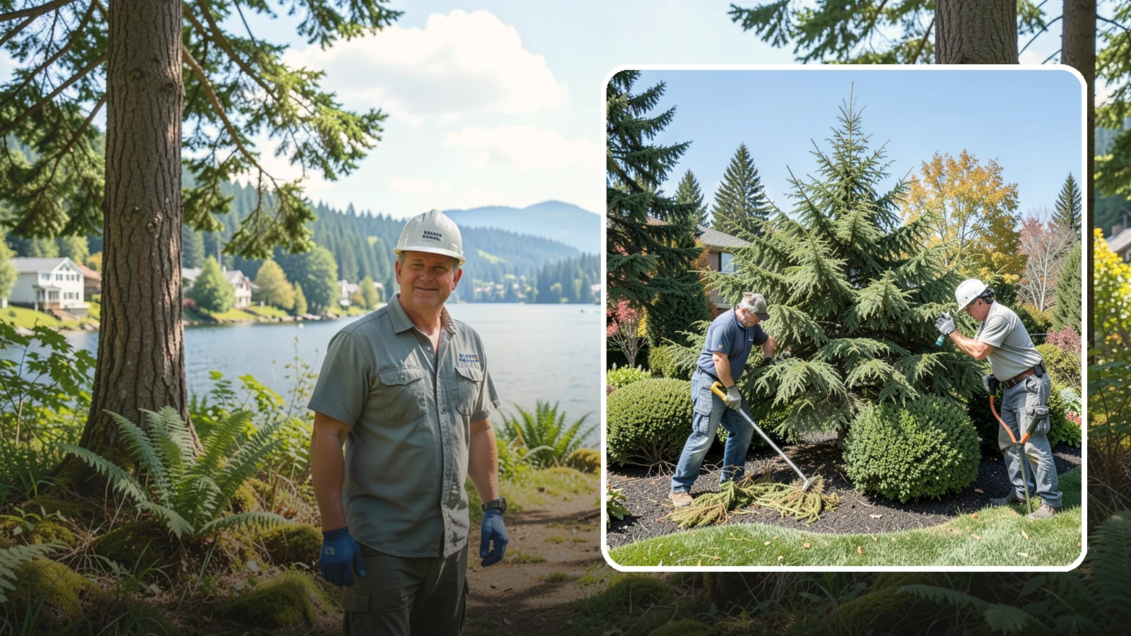 Cedar Tree Pruning in Milton, King County, WA - Pruning for cedars and arborvitae that maintains form, health, and screening without bare spots.
