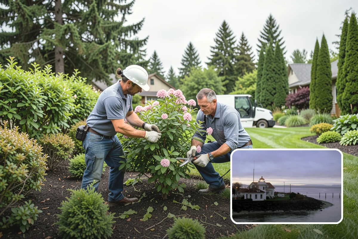 Cedar Tree Pruning in Mukilteo, Snohomish County, WA - Maintains screening density and form