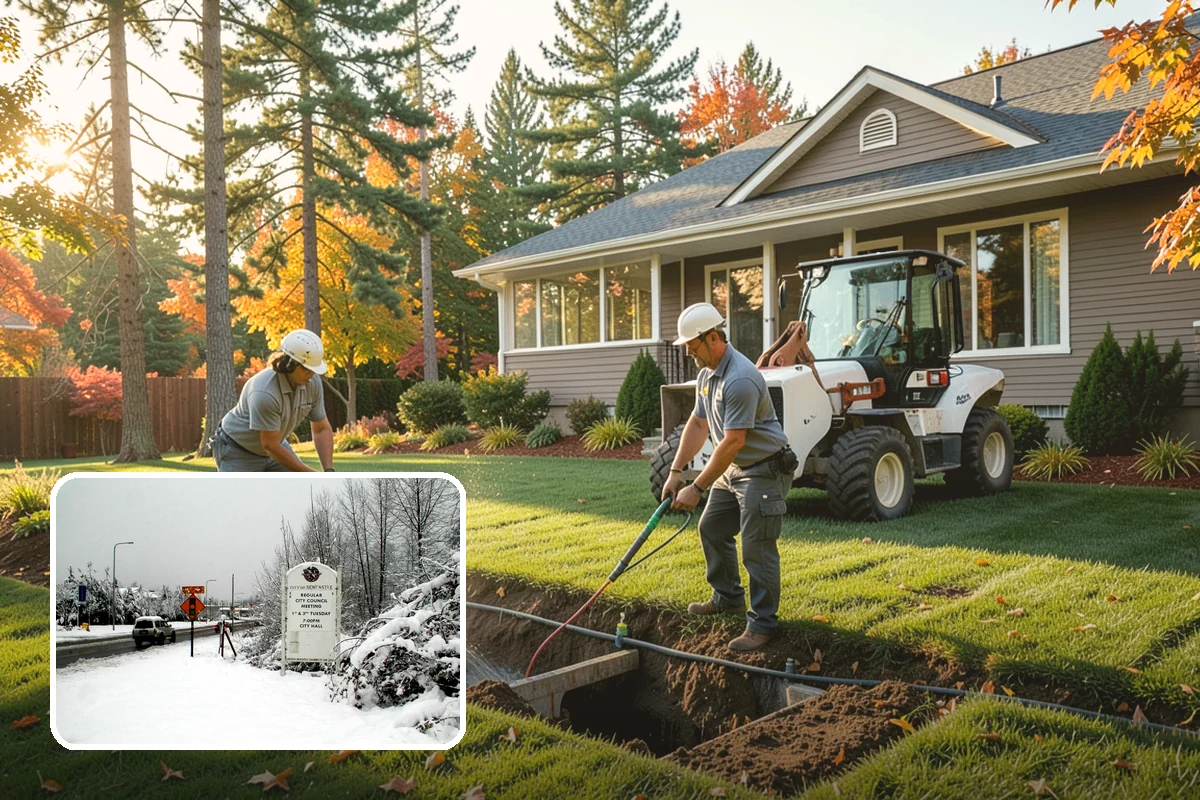 Cedar Tree Pruning in Newcastle, King County, WA - Maintains screening density and form
