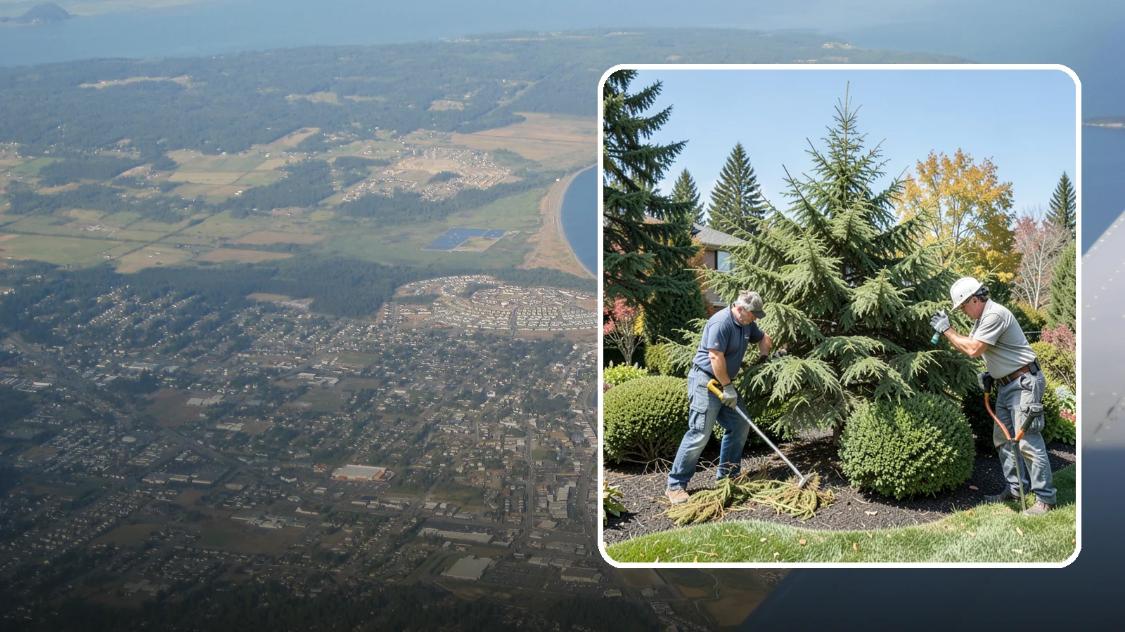 Cedar Tree Pruning in Oak Harbor, Island County, WA - Pruning for cedars and arborvitae that maintains form, health, and screening without bare spots.