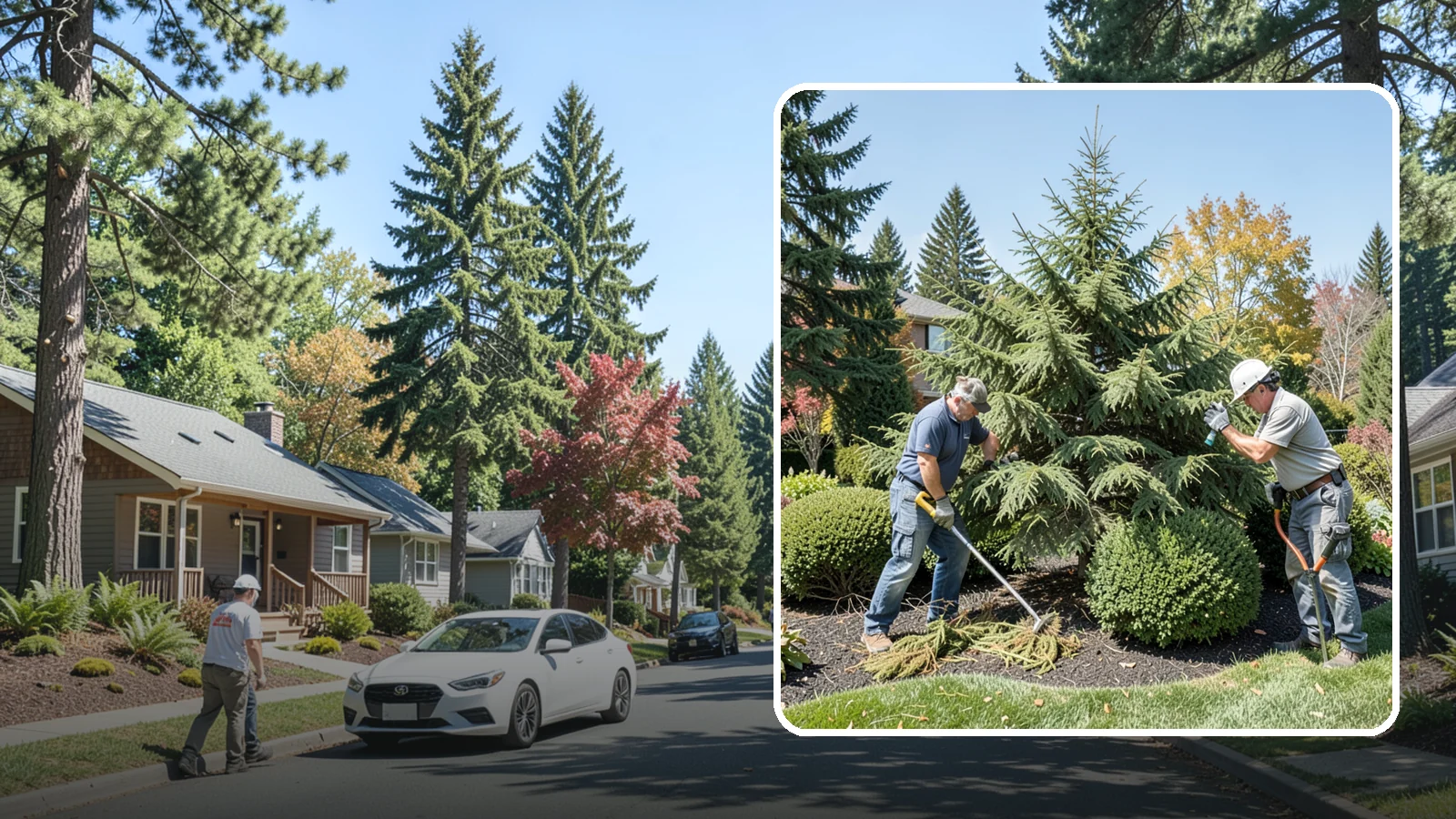Cedar Tree Pruning in Orting, Pierce County, WA - Pruning for cedars and arborvitae that maintains form, health, and screening without bare spots.