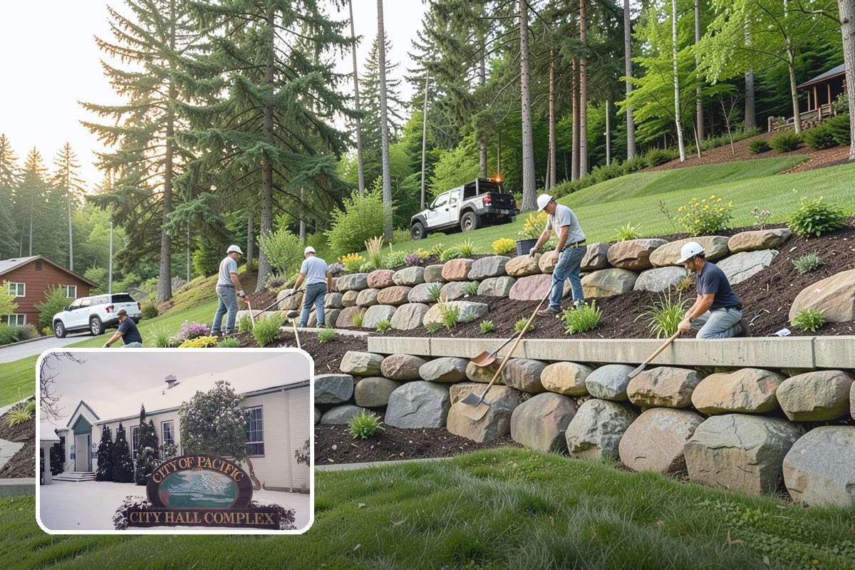 Cedar Tree Pruning in Pacific, King County, WA - Maintains screening density and form