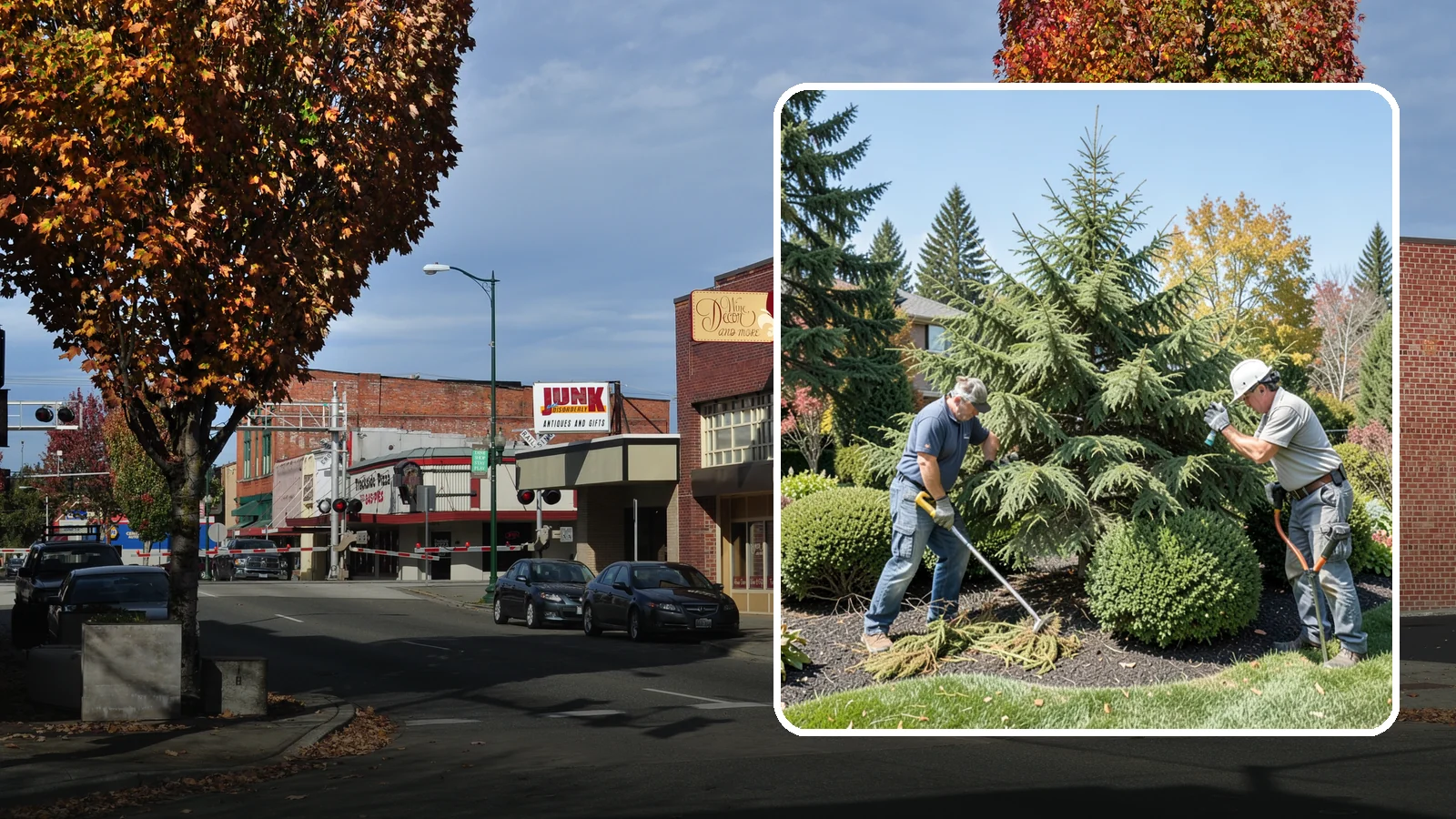 Cedar Tree Pruning in Puyallup, Pierce County, WA - Pruning for cedars and arborvitae that maintains form, health, and screening without bare spots.