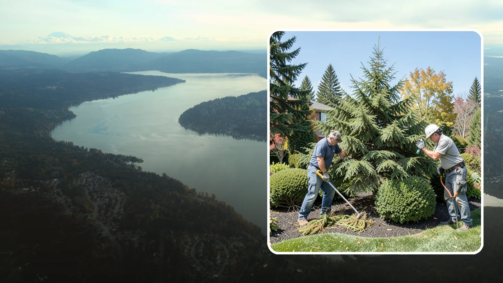 Cedar Tree Pruning in Sammamish, King County, WA - Pruning for cedars and arborvitae that maintains form, health, and screening without bare spots.