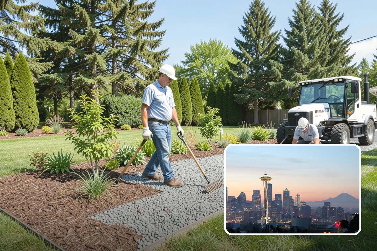 Cedar Tree Pruning in Seattle, King County, WA - Maintains screening density and form