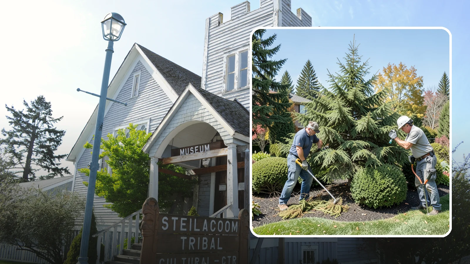 Cedar Tree Pruning in Steilacoom, Pierce County, WA - Pruning for cedars and arborvitae that maintains form, health, and screening without bare spots.