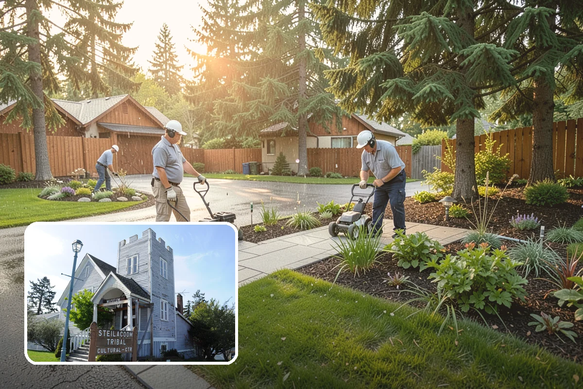 Cedar Tree Pruning in Steilacoom, Pierce County, WA - Maintains screening density and form