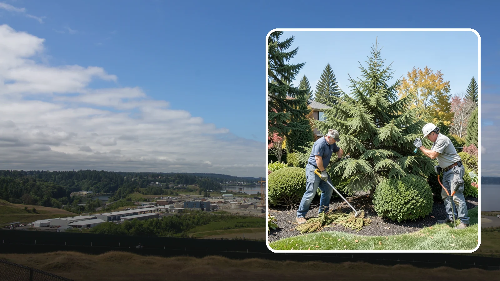 Cedar Tree Pruning in University Place, Pierce County, WA - Pruning for cedars and arborvitae that maintains form, health, and screening without bare spots.