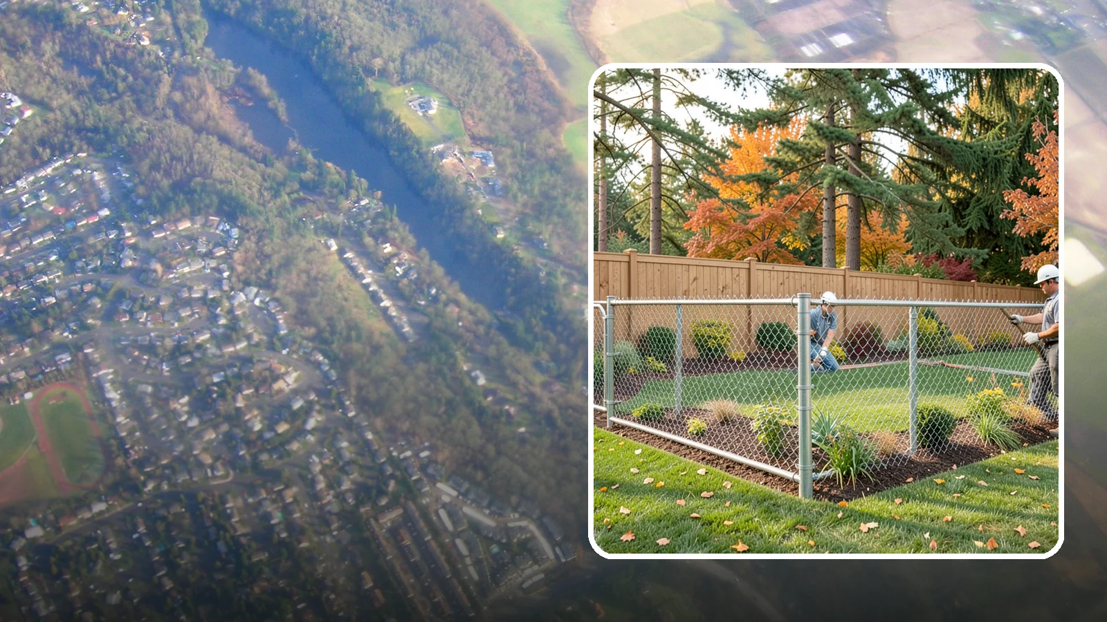 Chain Link Fence Installation in Algona, King County, WA - We install durable galvanized and vinyl-coated chain link fencing for secure, budget-friendly enclosures around Puget Sound...