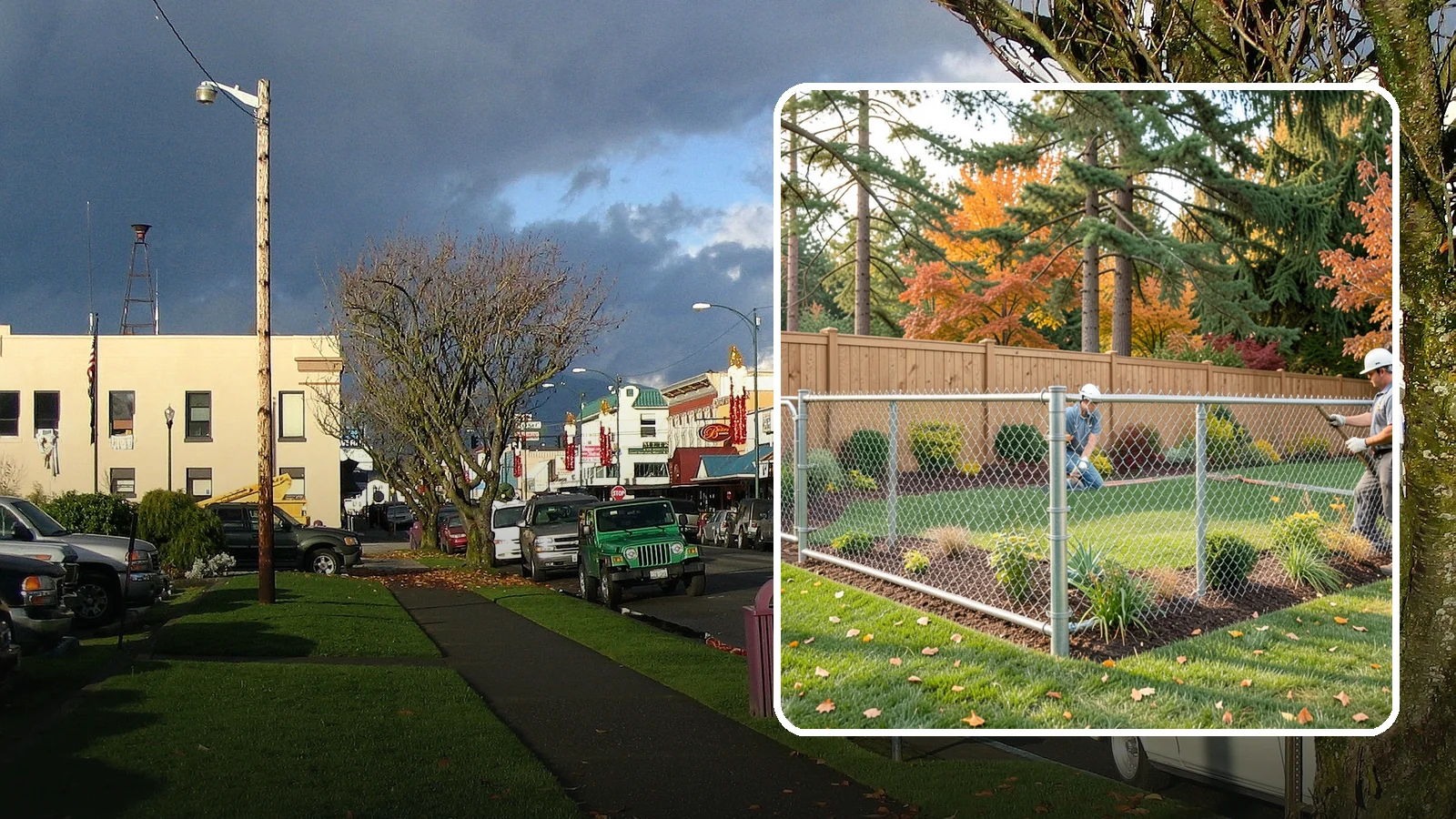 Chain Link Fence Installation in Arlington, Snohomish County, WA - We install durable galvanized and vinyl-coated chain link fencing for secure, budget-friendly enclosures around Puget Sound...