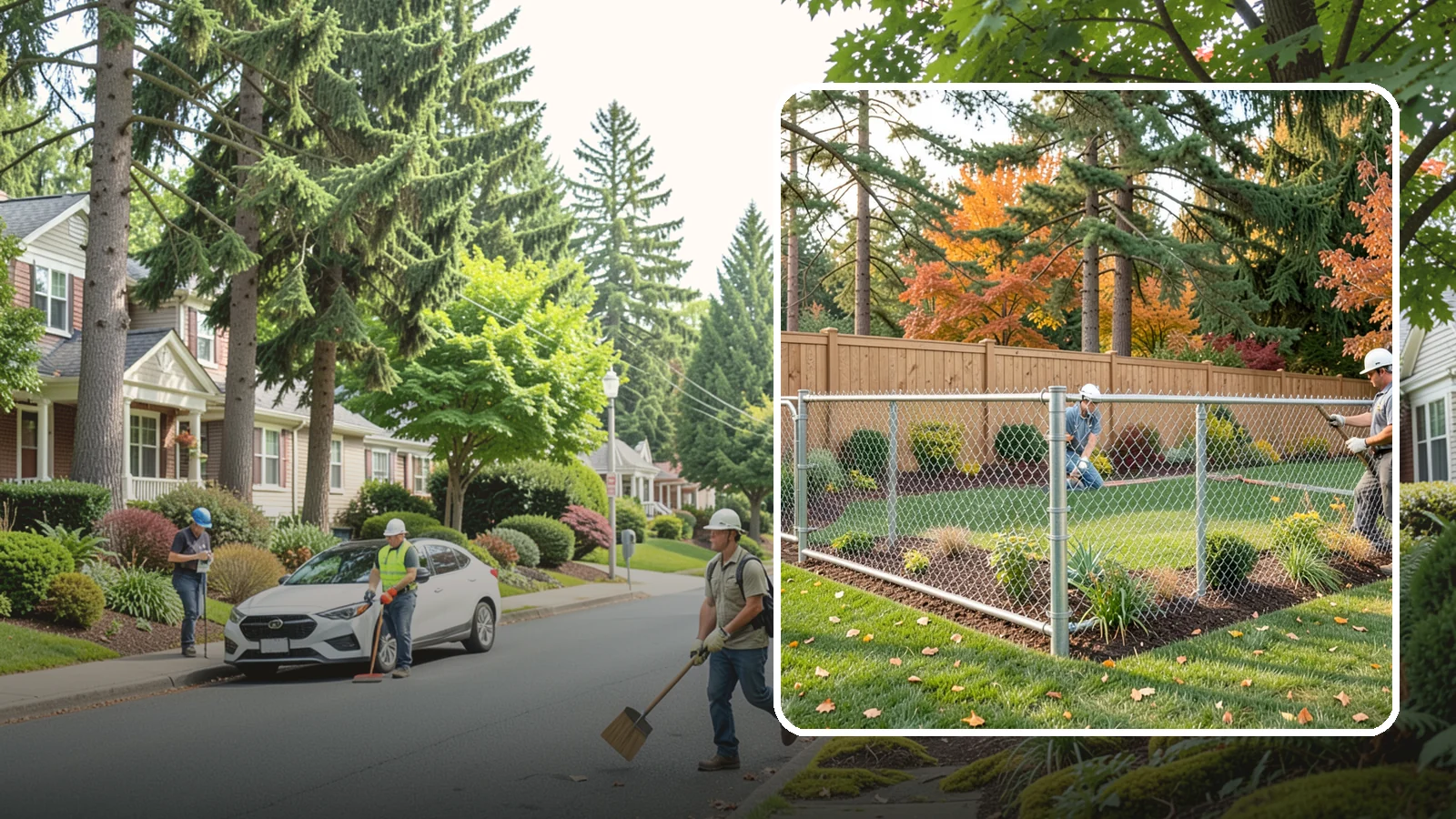 Chain Link Fence Installation in Beaux Arts Village, King County, WA - We install durable galvanized and vinyl-coated chain link fencing for secure, budget-friendly enclosures around Puget Sound...