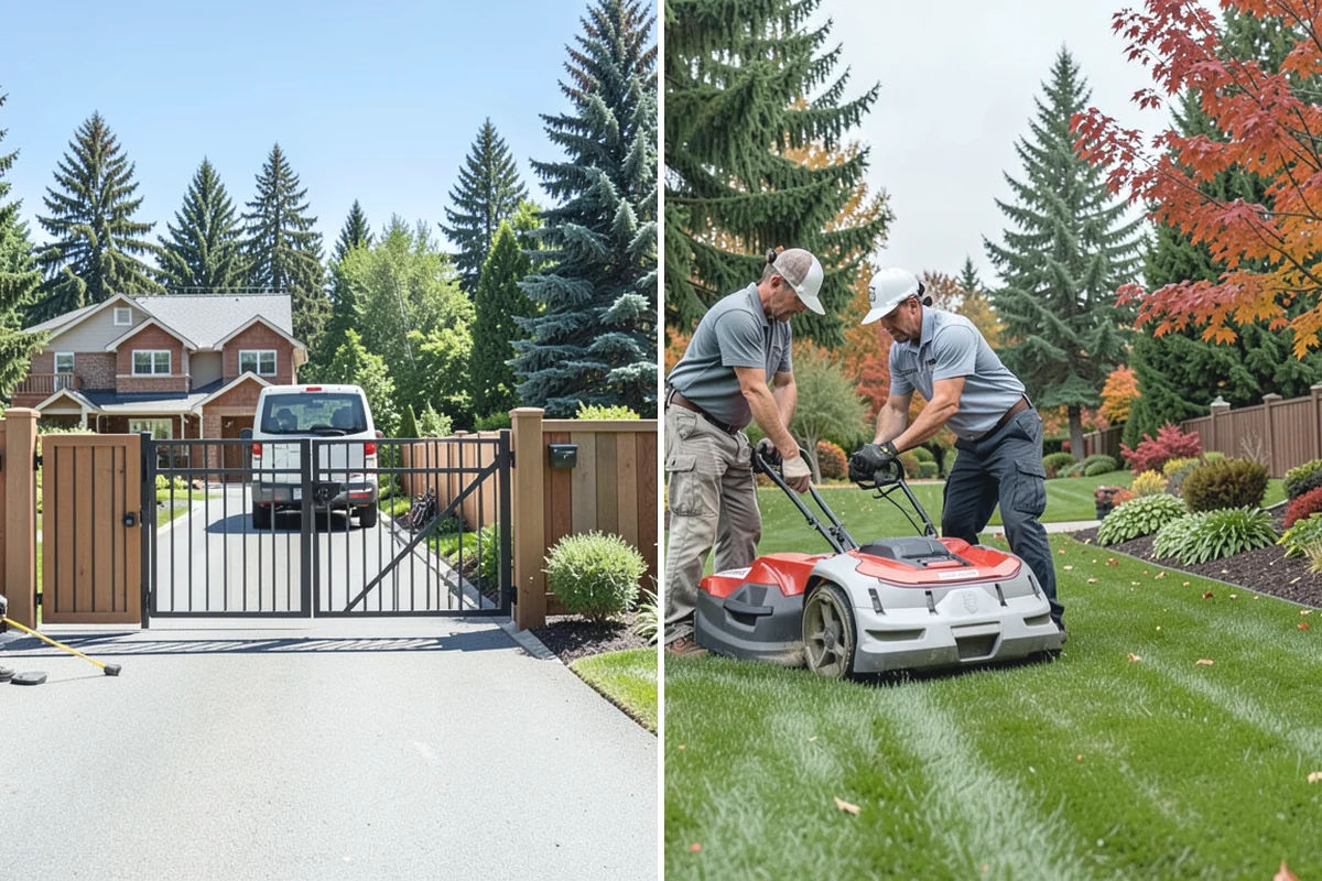 Chain Link Fence Installation in Beaux Arts Village, King County, WA - Mark the layout and locate underground utilities