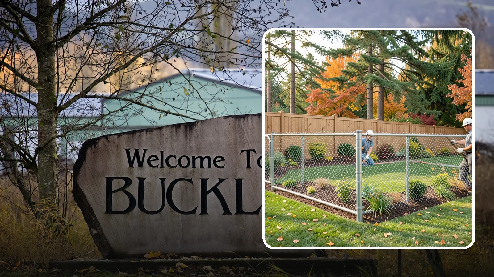 Chain Link Fence Installation in Buckley, Pierce County, WA - We install durable galvanized and vinyl-coated chain link fencing for secure, budget-friendly enclosures around Puget Sound...