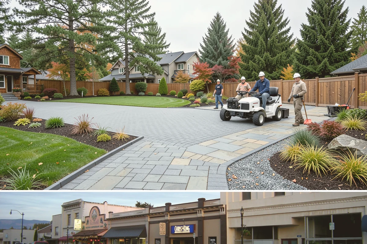 Chain Link Fence Installation in Burlington, Skagit County, WA - Chain link installs in nearly any weather, though we favor drier windows so footings set before the mesh is tensioned.