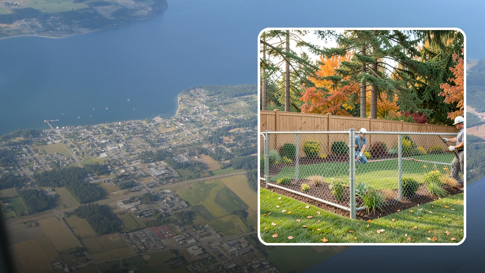 Chain Link Fence Installation in Coupeville, Island County, WA - We install durable galvanized and vinyl-coated chain link fencing for secure, budget-friendly enclosures around Puget Sound...