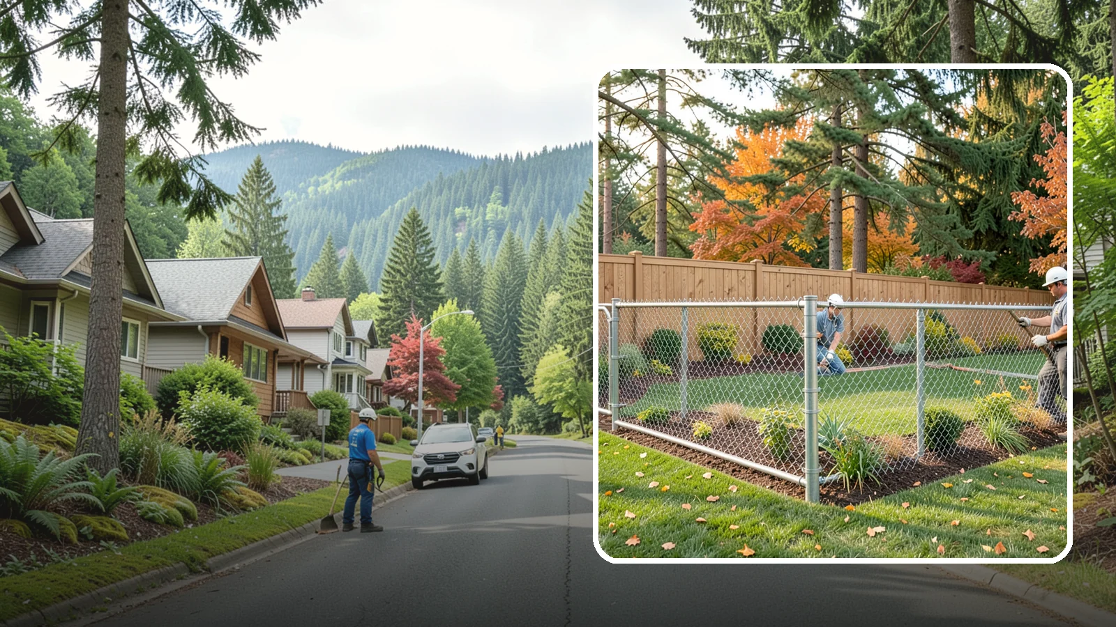 Chain Link Fence Installation in Darrington, Snohomish County, WA - We install durable galvanized and vinyl-coated chain link fencing for secure, budget-friendly enclosures around Puget Sound...