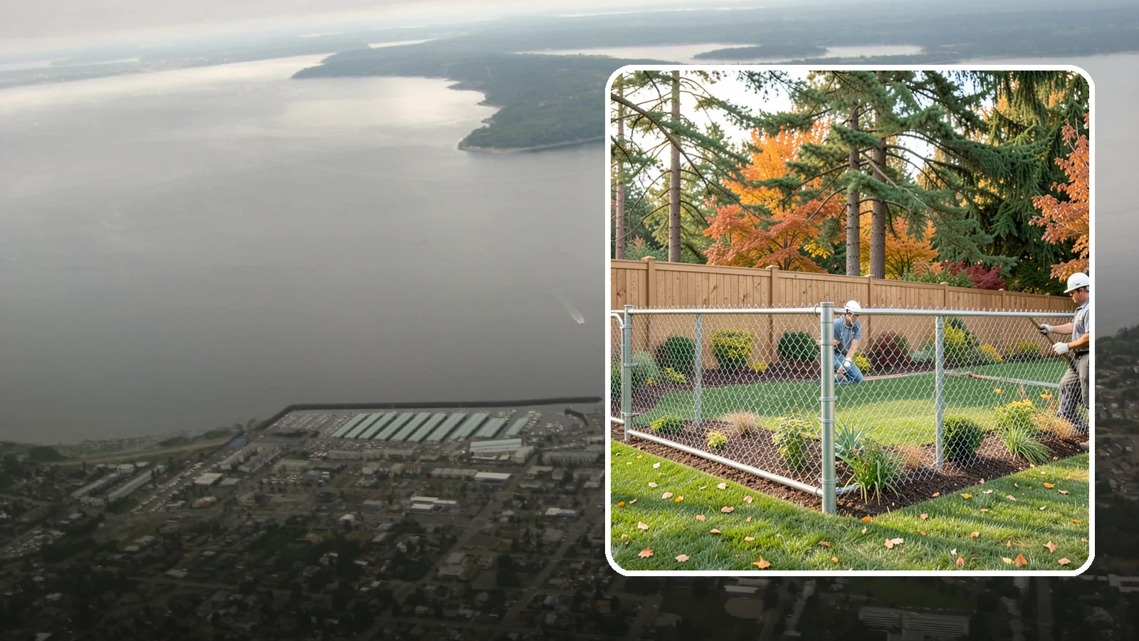 Chain Link Fence Installation in Des Moines, King County, WA - We install durable galvanized and vinyl-coated chain link fencing for secure, budget-friendly enclosures around Puget Sound...
