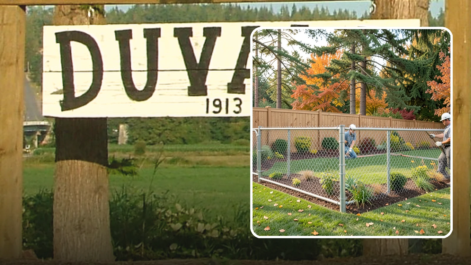 Chain Link Fence Installation in Duvall, King County, WA - We install durable galvanized and vinyl-coated chain link fencing for secure, budget-friendly enclosures around Puget Sound...