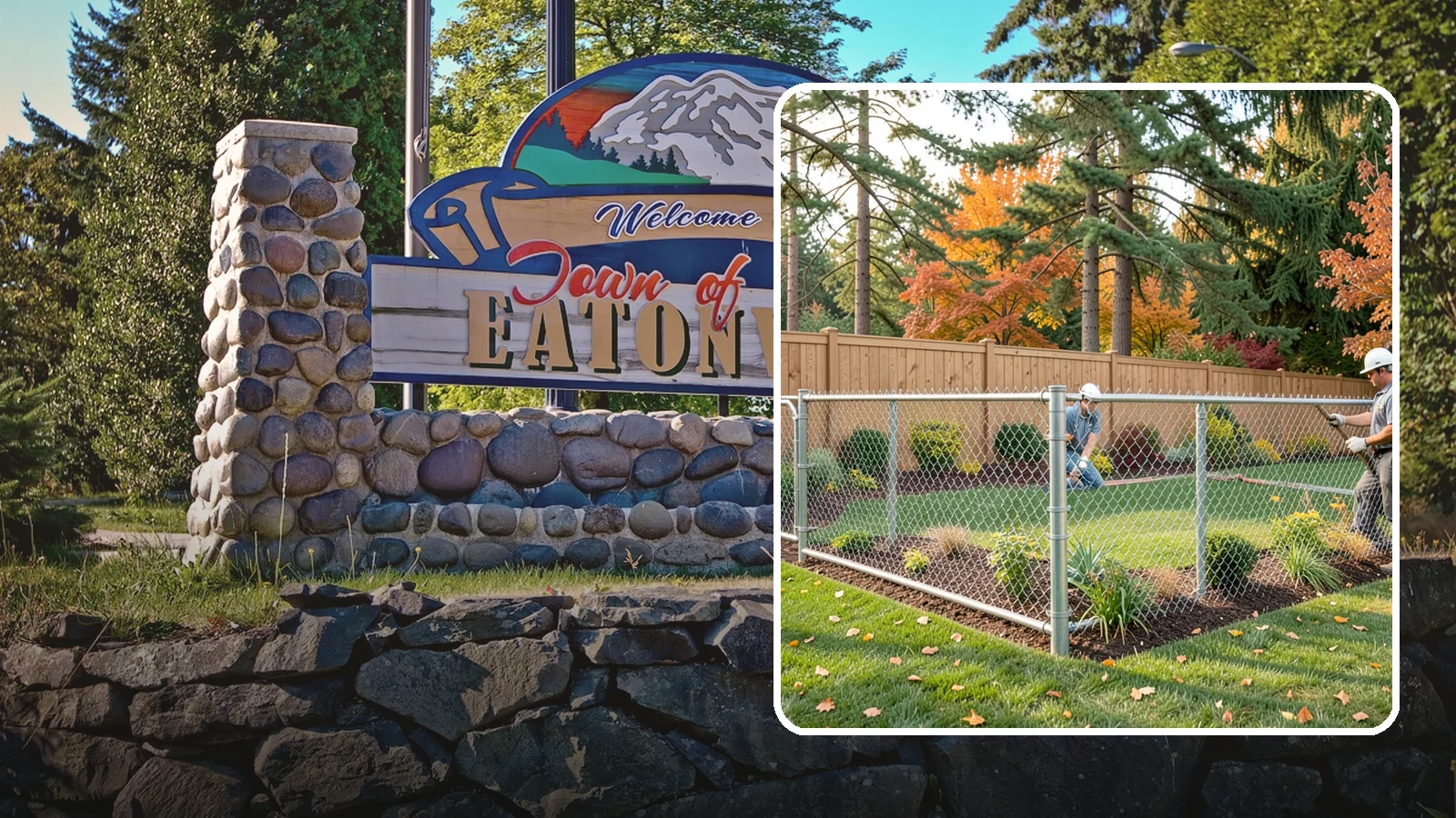Chain Link Fence Installation in Eatonville, Pierce County, WA - We install durable galvanized and vinyl-coated chain link fencing for secure, budget-friendly enclosures around Puget Sound...