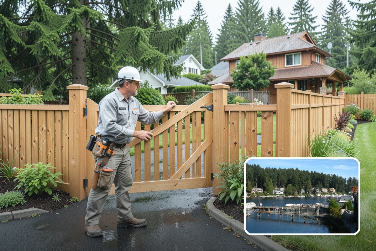 Chain Link Fence Installation in Gig Harbor, Pierce County, WA - Provides affordable security and containment