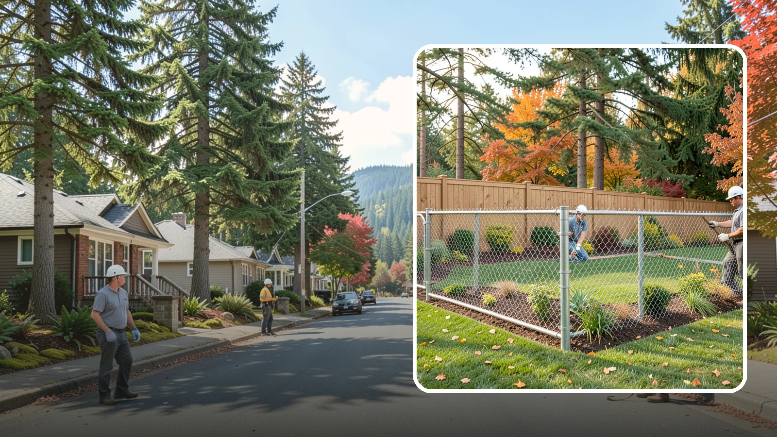 Chain Link Fence Installation in Hunts Point, King County, WA - We install durable galvanized and vinyl-coated chain link fencing for secure, budget-friendly enclosures around Puget Sound...