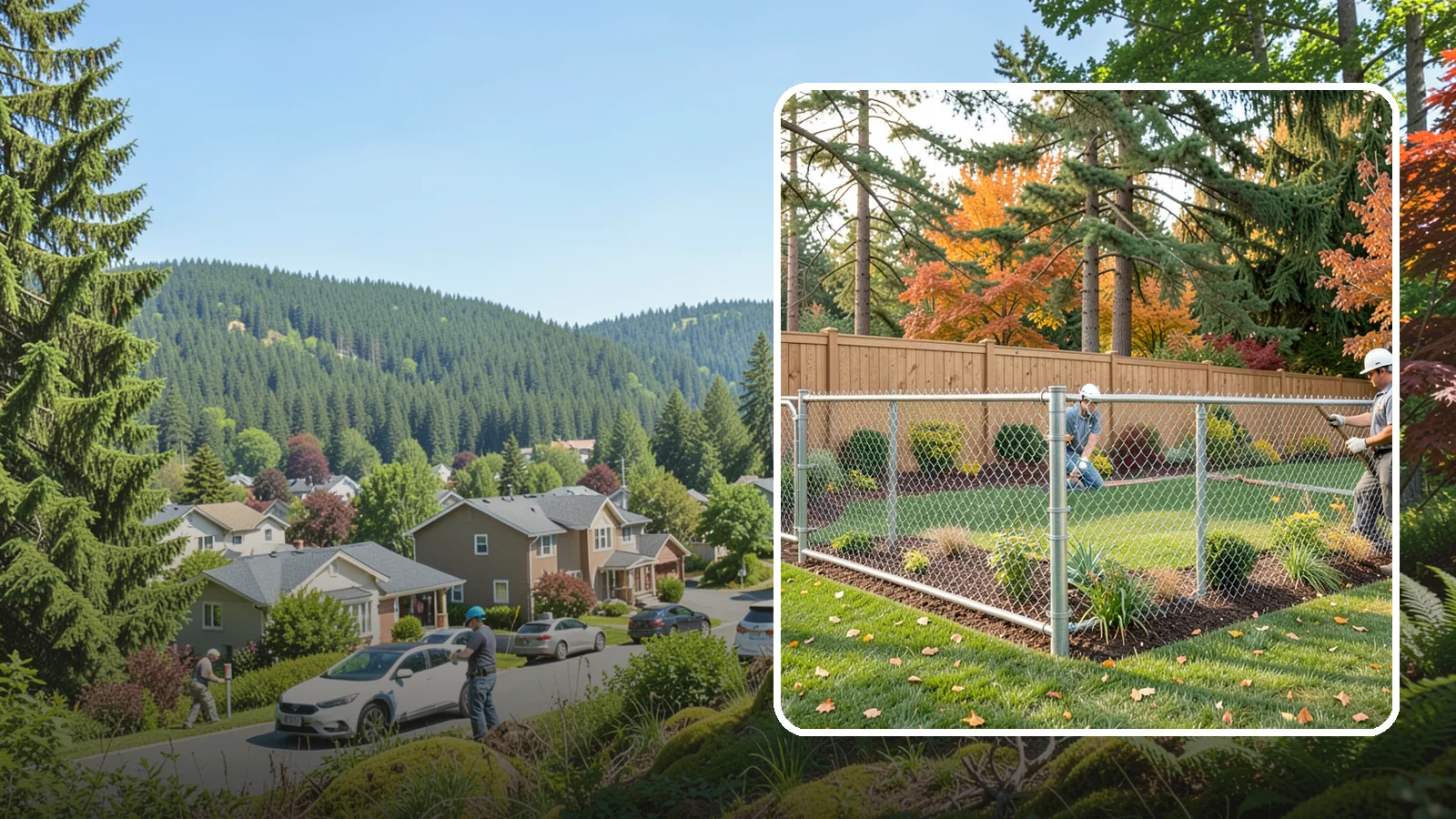 Chain Link Fence Installation in Index, Snohomish County, WA - We install durable galvanized and vinyl-coated chain link fencing for secure, budget-friendly enclosures around Puget Sound...