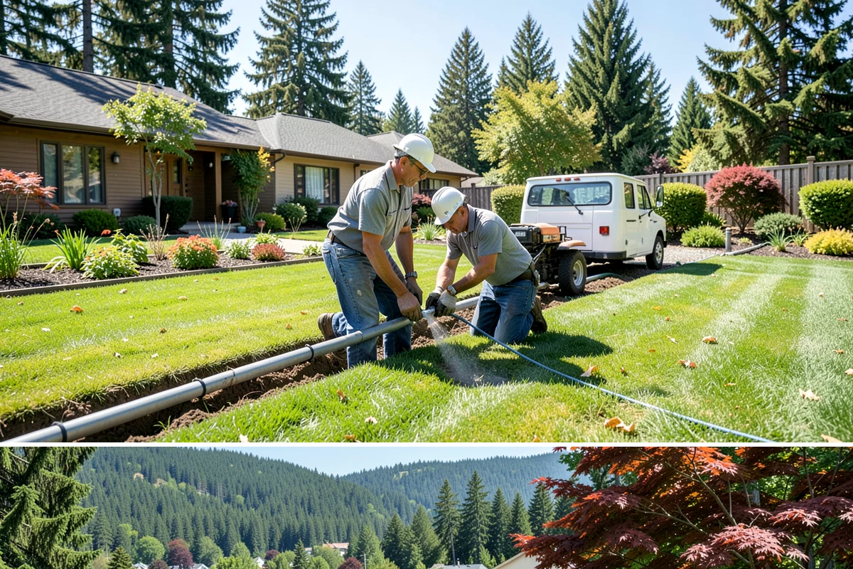 Chain Link Fence Installation in Index, Snohomish County, WA - Chain link installs in nearly any weather, though we favor drier windows so footings set before the mesh is tensioned.