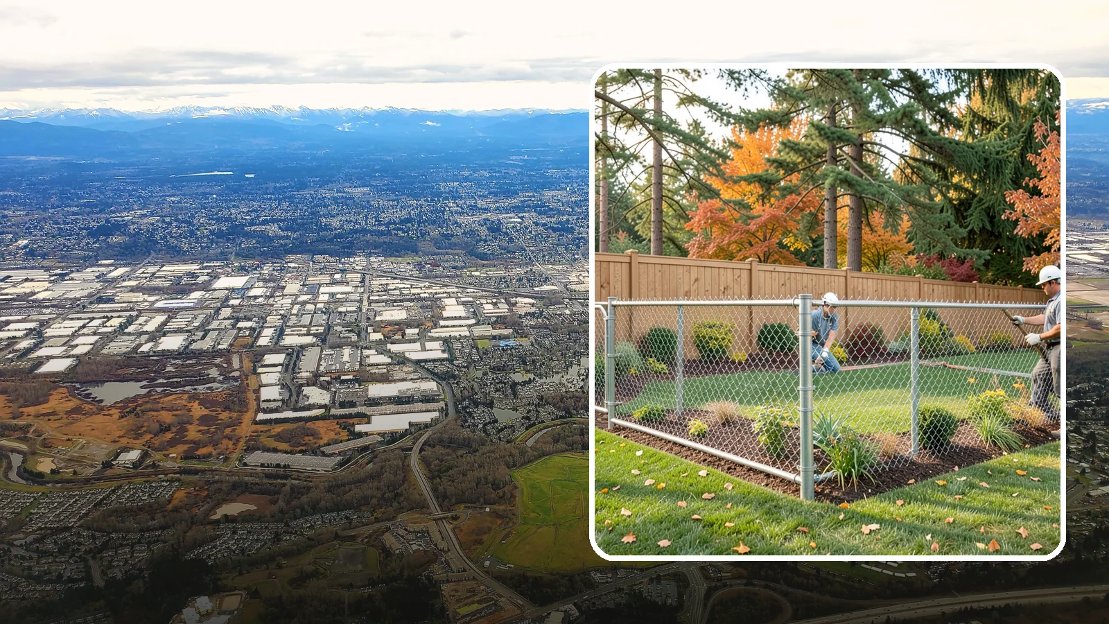 Chain Link Fence Installation in Kent, King County, WA - We install durable galvanized and vinyl-coated chain link fencing for secure, budget-friendly enclosures around Puget Sound...