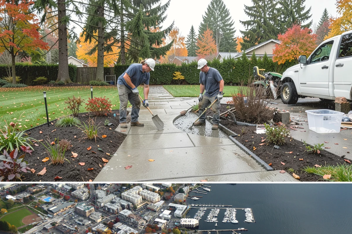 Chain Link Fence Installation in Kirkland, King County, WA - Chain link installs in nearly any weather, though we favor drier windows so footings set before the mesh is tensioned.