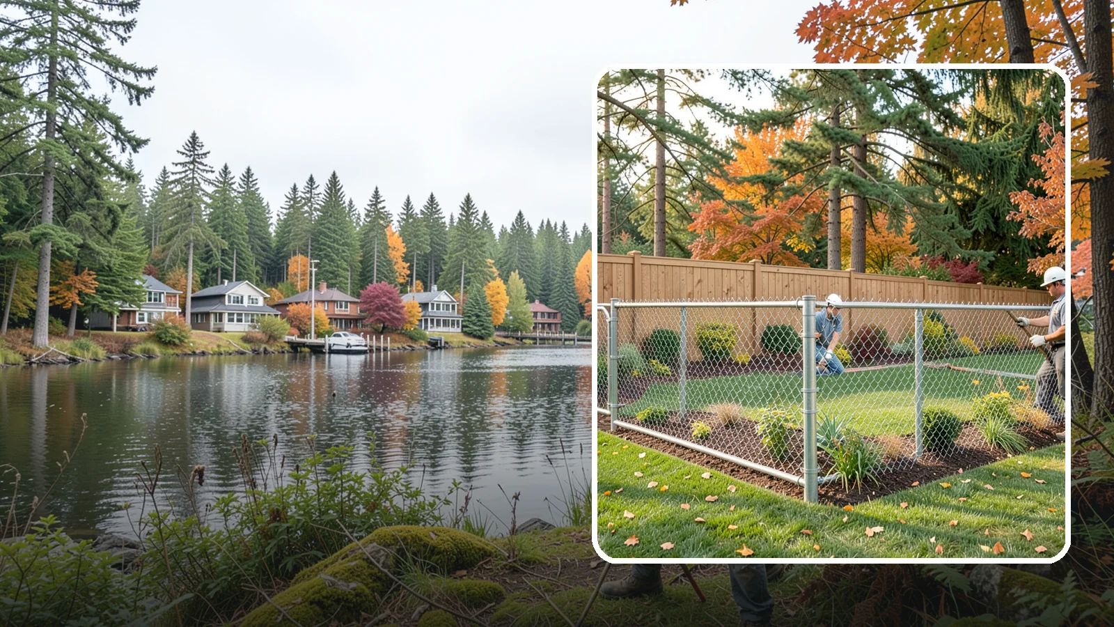Chain Link Fence Installation in La Conner, Skagit County, WA - We install durable galvanized and vinyl-coated chain link fencing for secure, budget-friendly enclosures around Puget Sound...