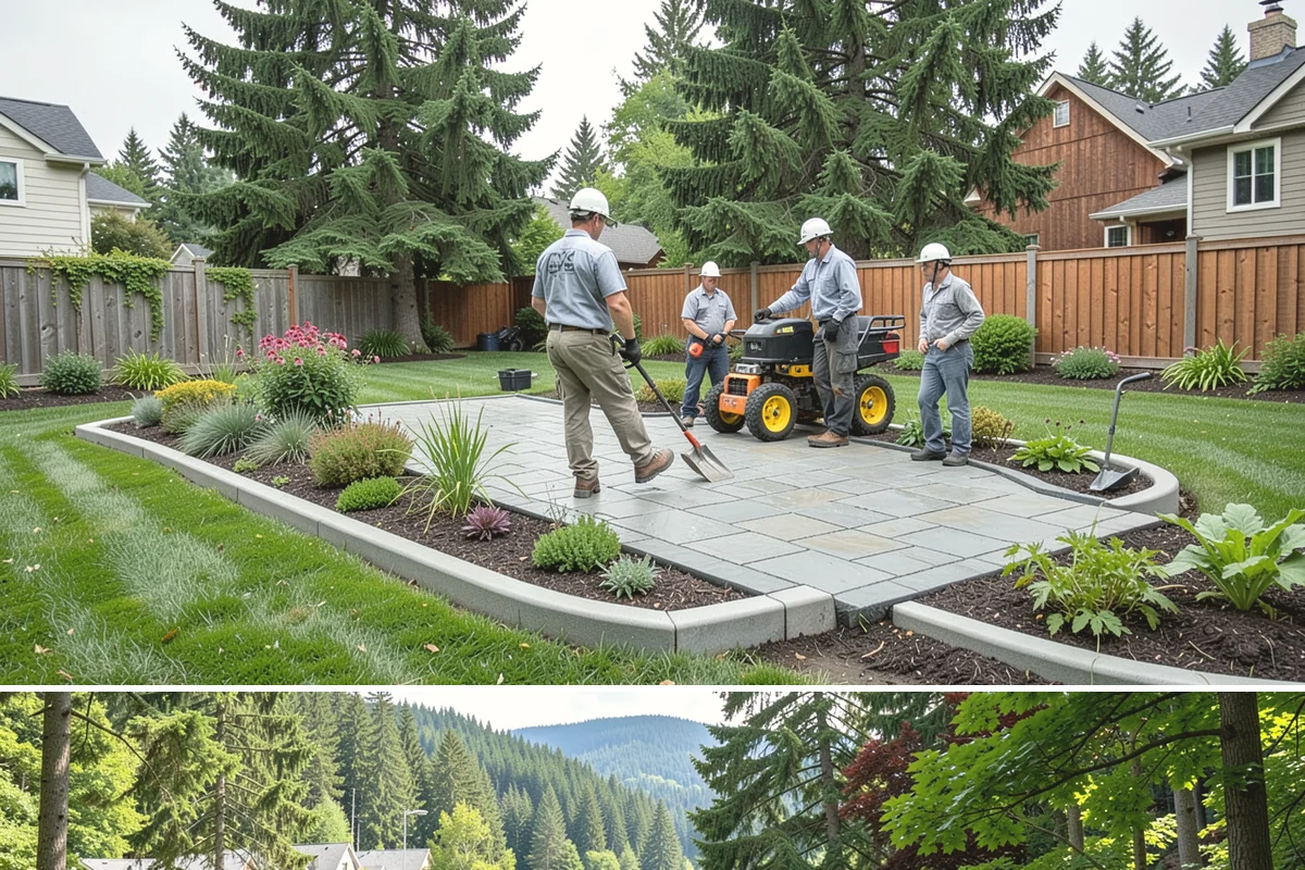 Chain Link Fence Installation in Lake Forest Park, King County, WA - Chain link installs in nearly any weather, though we favor drier windows so footings set before the mesh is tensioned.