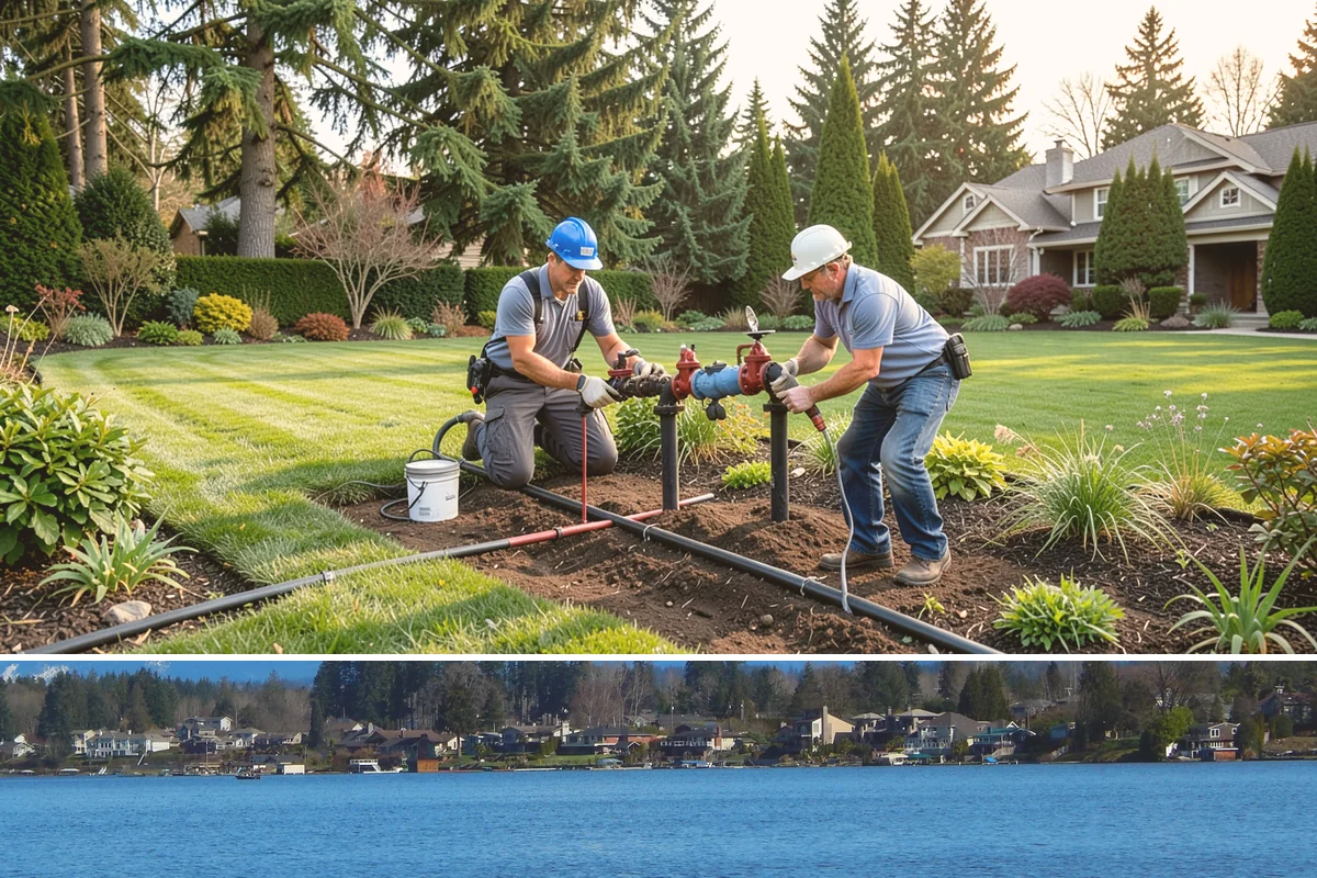 Chain Link Fence Installation in Lake Stevens, Snohomish County, WA - Chain link installs in nearly any weather, though we favor drier windows so footings set before the mesh is tensioned.