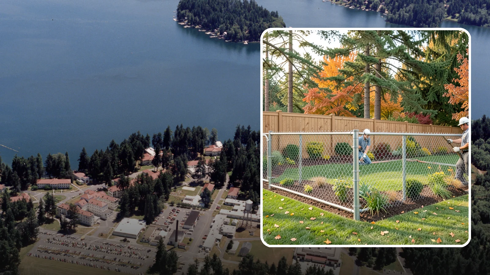 Chain Link Fence Installation in Lakewood, Pierce County, WA - We install durable galvanized and vinyl-coated chain link fencing for secure, budget-friendly enclosures around Puget Sound...