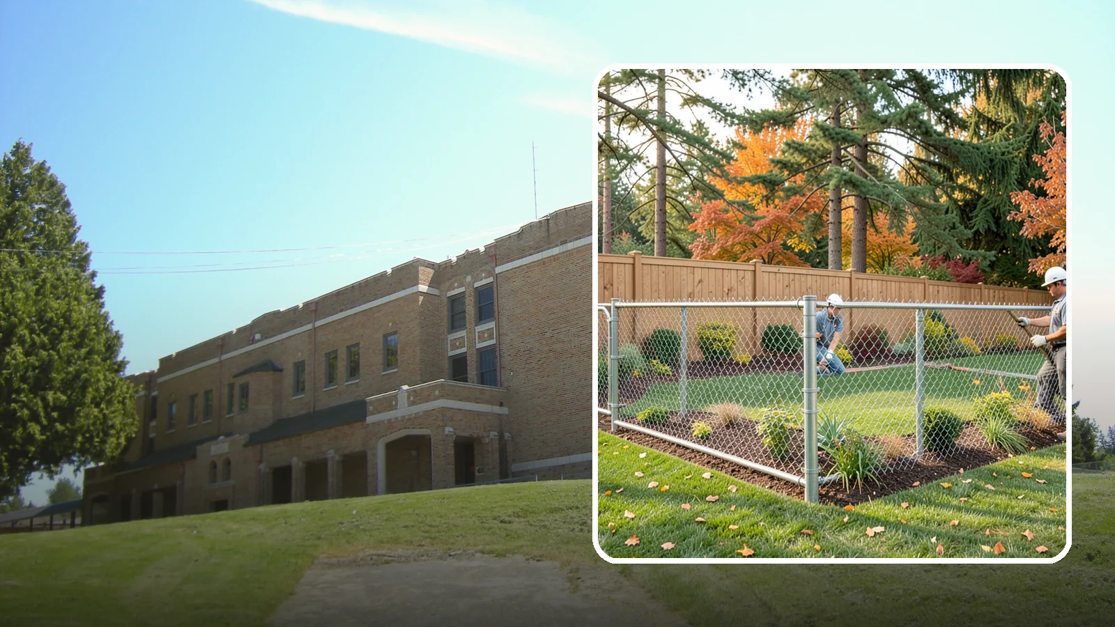 Chain Link Fence Installation in Maple Valley, King County, WA - We install durable galvanized and vinyl-coated chain link fencing for secure, budget-friendly enclosures around Puget Sound...