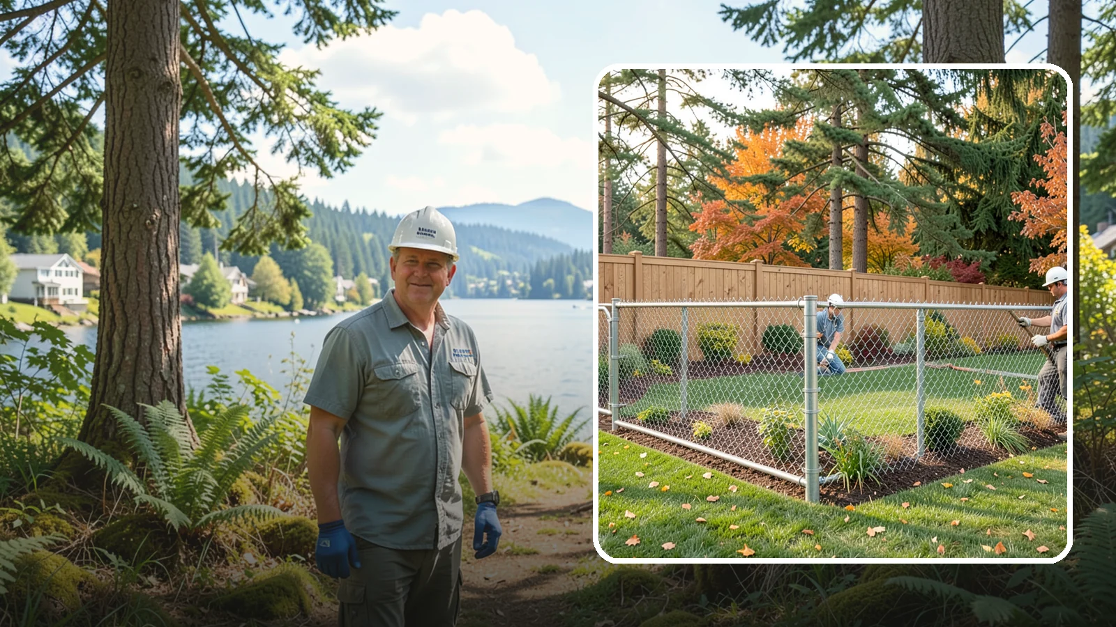 Chain Link Fence Installation in Milton, King County, WA - We install durable galvanized and vinyl-coated chain link fencing for secure, budget-friendly enclosures around Puget Sound...