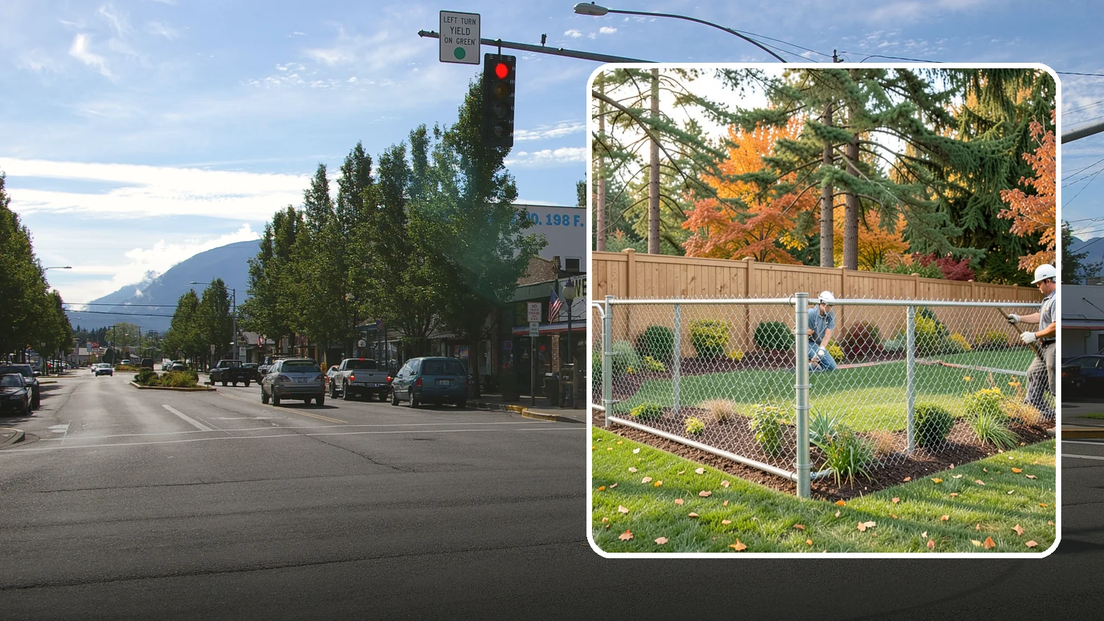 Chain Link Fence Installation in North Bend, King County, WA - We install durable galvanized and vinyl-coated chain link fencing for secure, budget-friendly enclosures around Puget Sound...
